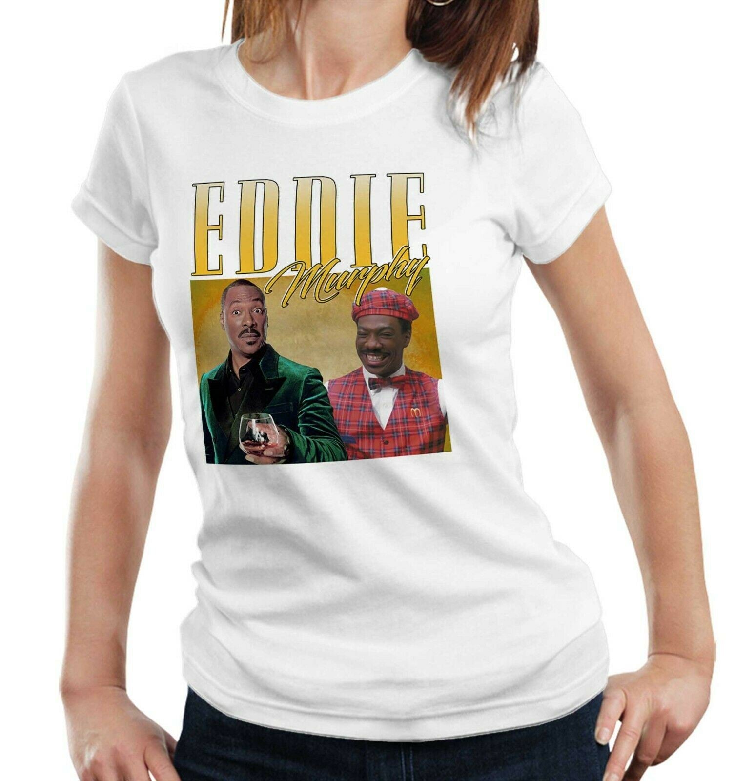 Eddie Murphy Appreciation Tshirt Fitted Ladies