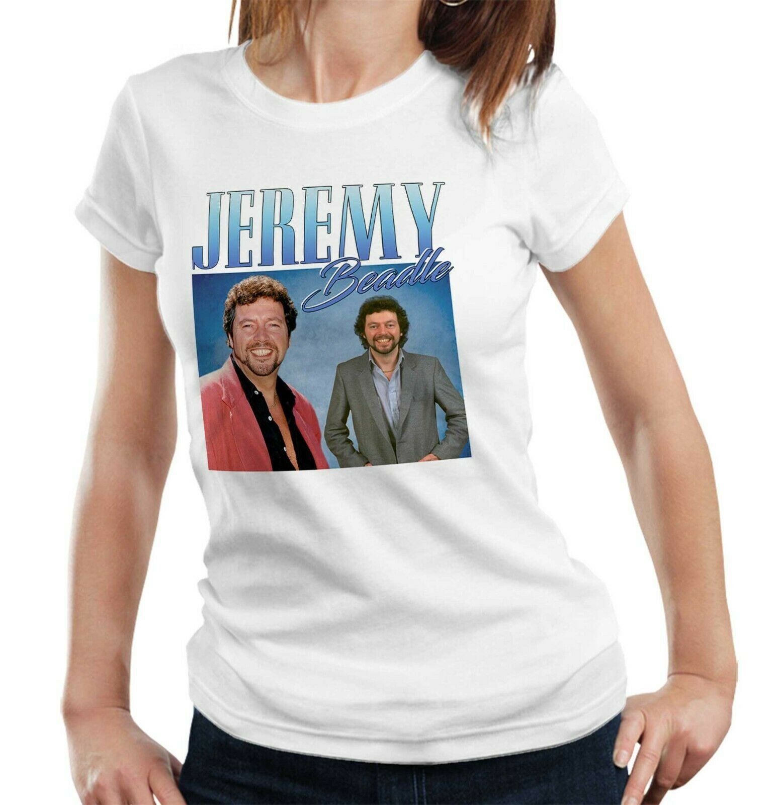 Jeremy Beadle Appreciation Tshirt Fitted Ladies