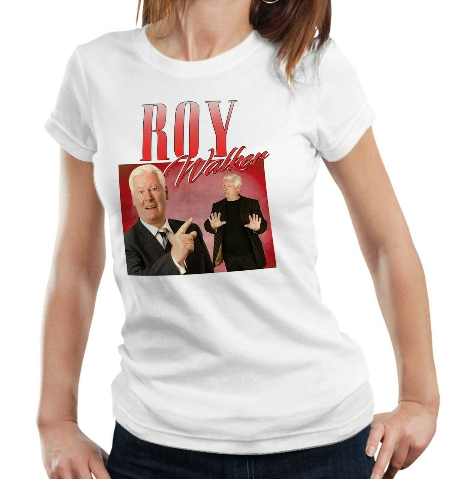 Roy Walker Appreciation Tshirt Fitted Ladies