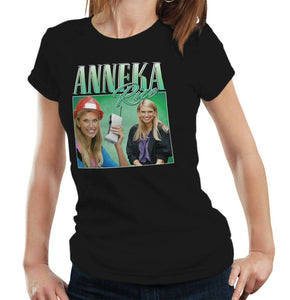 Anneka Rice Appreciation Tshirt Fitted Ladies