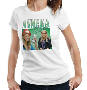 Anneka Rice Appreciation Tshirt Fitted Ladies