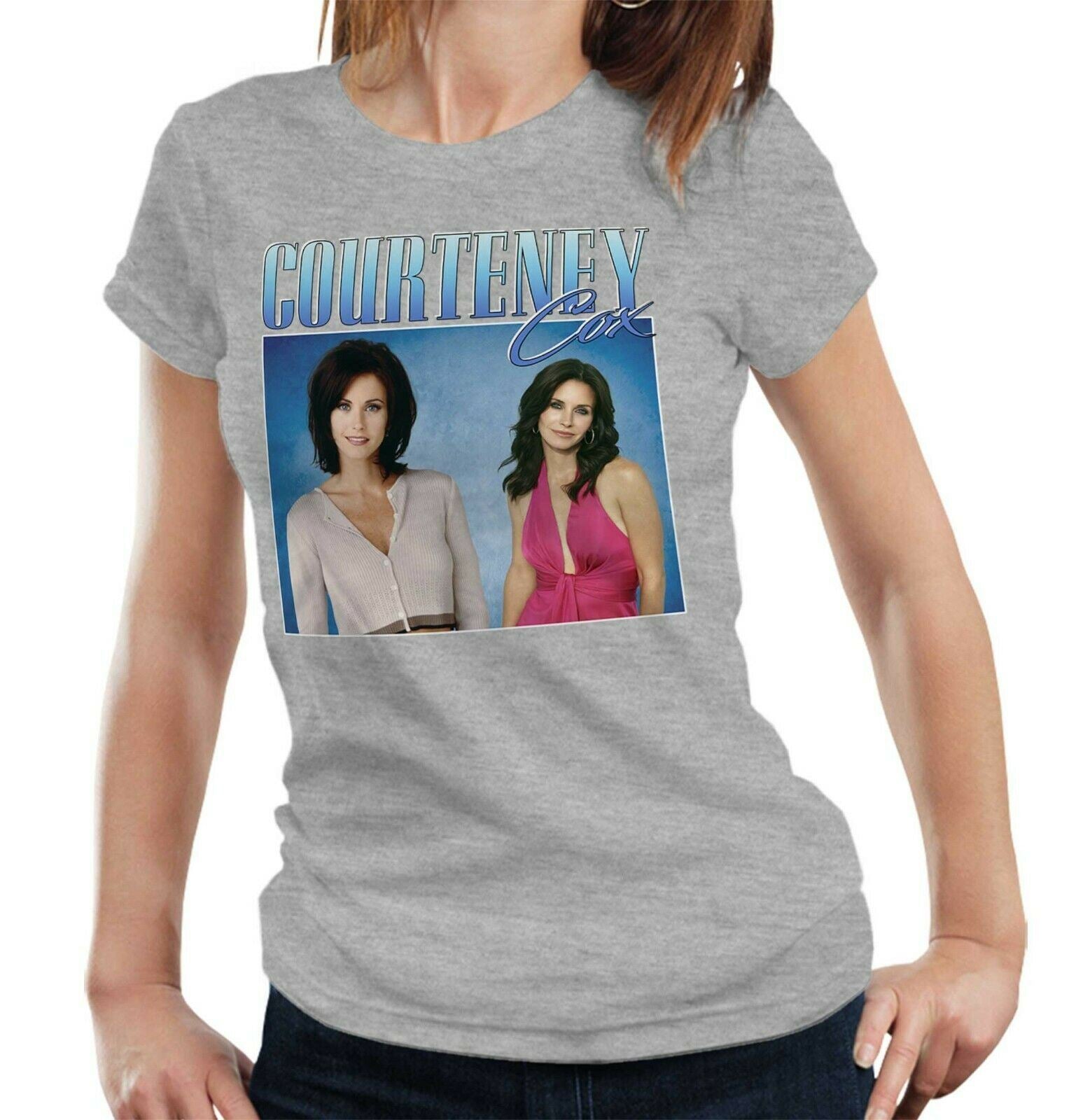 Courteney Cox Appreciation Tshirt Fitted Ladies