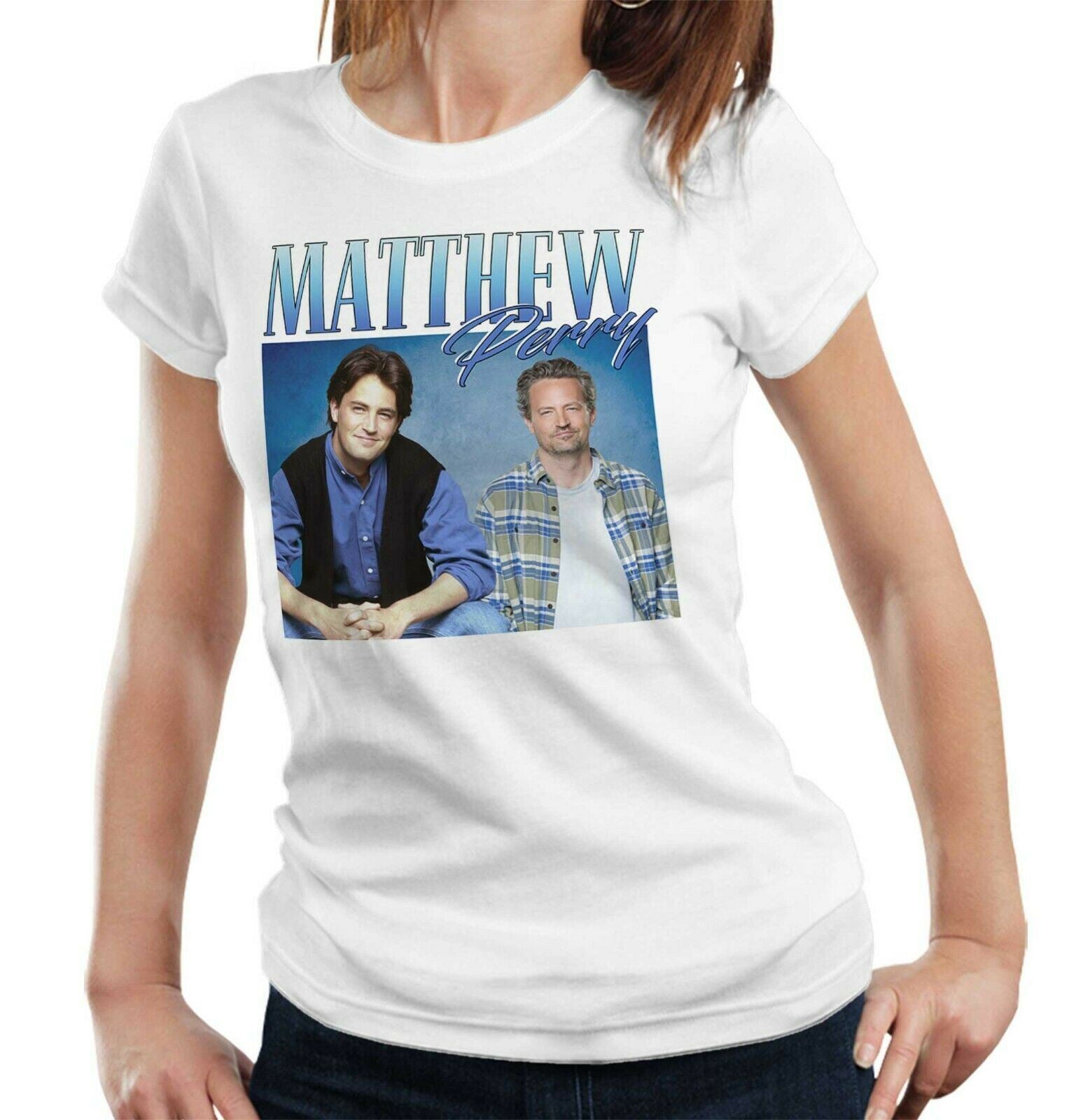 Matthew Perry Appreciation Tshirt Fitted Ladies