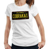 Cobra Kai Number Plate Tshirt Fitted Ladies