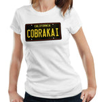 Cobra Kai Number Plate Tshirt Fitted Ladies