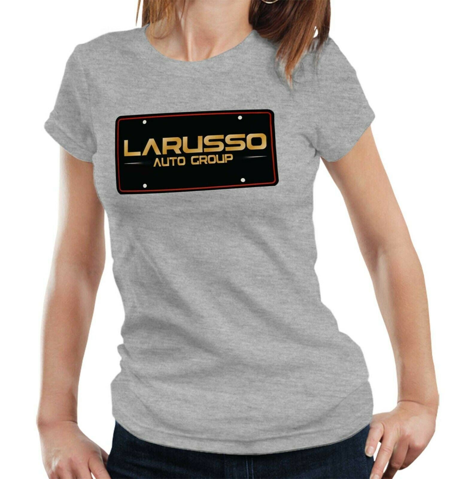 Larusso Auto Group Number Plate Tshirt Fitted Ladies