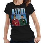 David Schwimmer Appreciation Tshirt Fitted Ladies