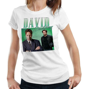 David Duchovny Appreciation Tshirt Fitted Ladies