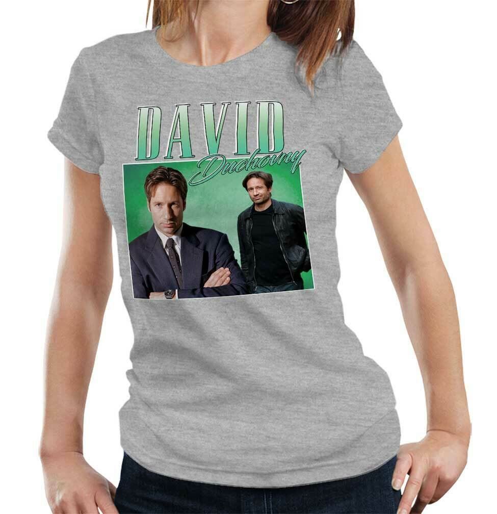 David Duchovny Appreciation Tshirt Fitted Ladies