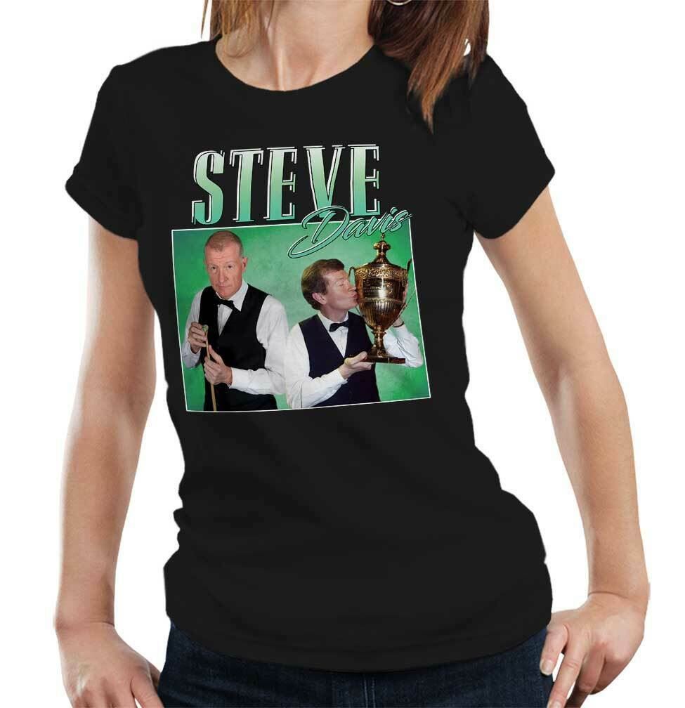 Steve Davis Appreciation Tshirt Fitted Ladies