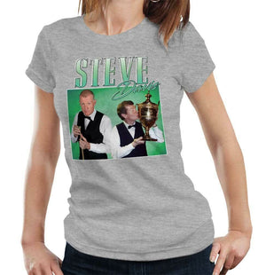 Steve Davis Appreciation Tshirt Fitted Ladies