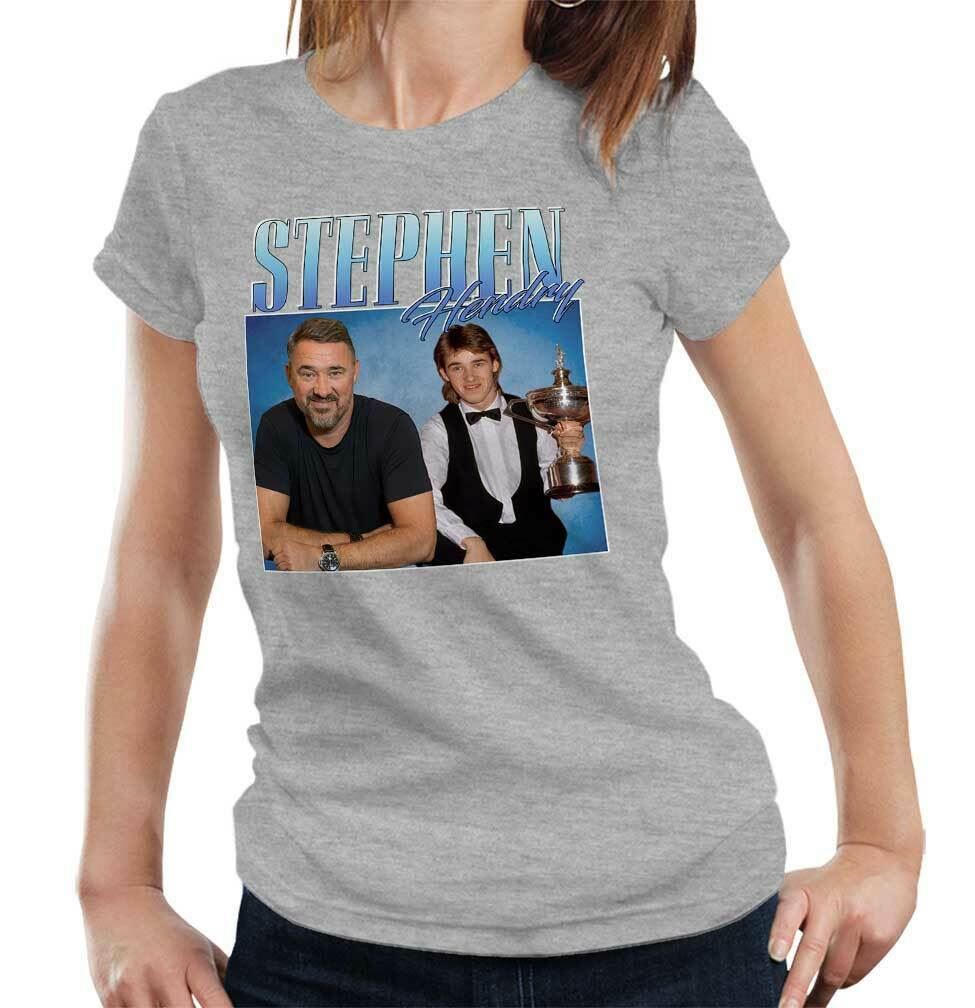 Stephen Hendry Appreciation Tshirt Fitted Ladies