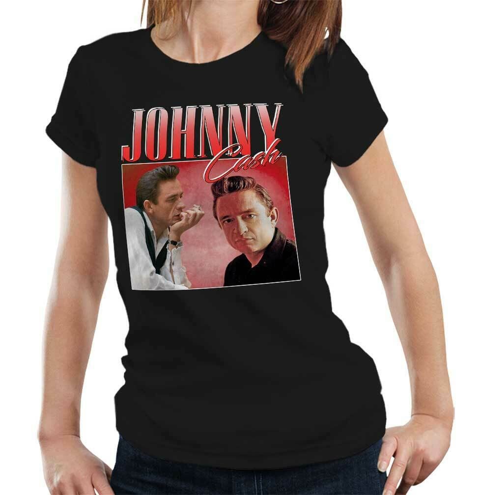 Johnny Cash Appreciation Tshirt Fitted Ladies