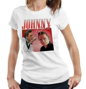 Johnny Cash Appreciation Tshirt Fitted Ladies