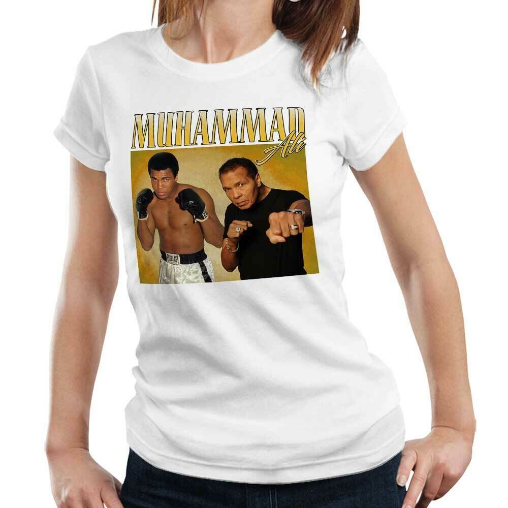 Muhammad Ali Appreciation Tshirt Fitted Ladies