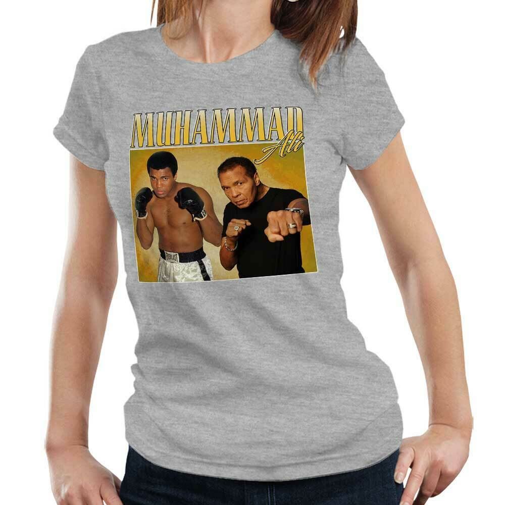 Muhammad Ali Appreciation Tshirt Fitted Ladies