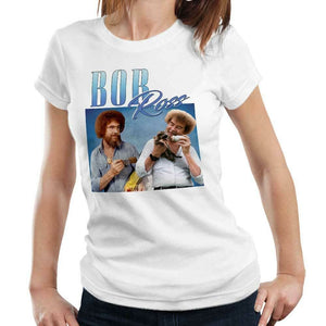 Bob Ross Appreciation Tshirt Fitted Ladies