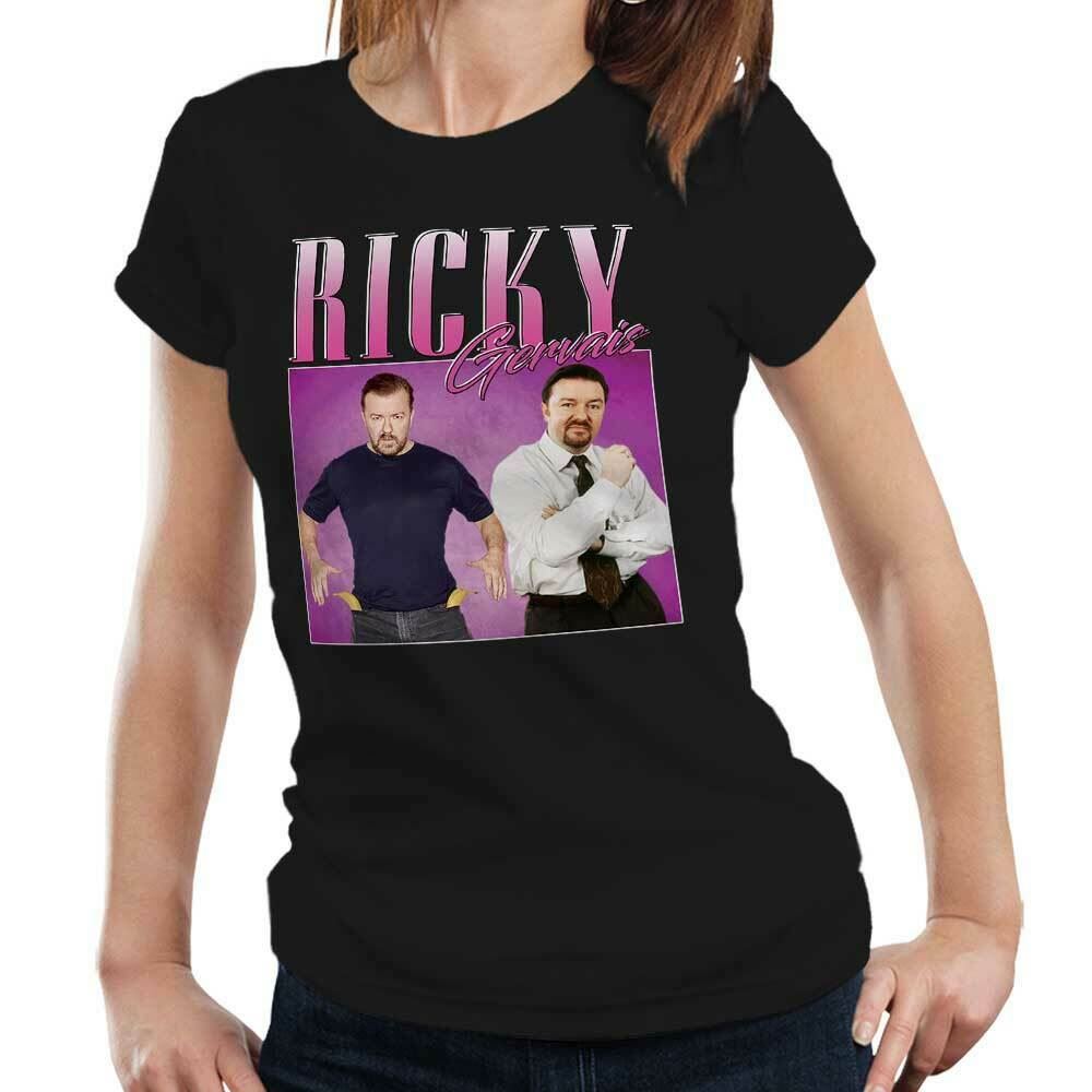 Ricky Gervais Appreciation Tshirt Fitted Ladies