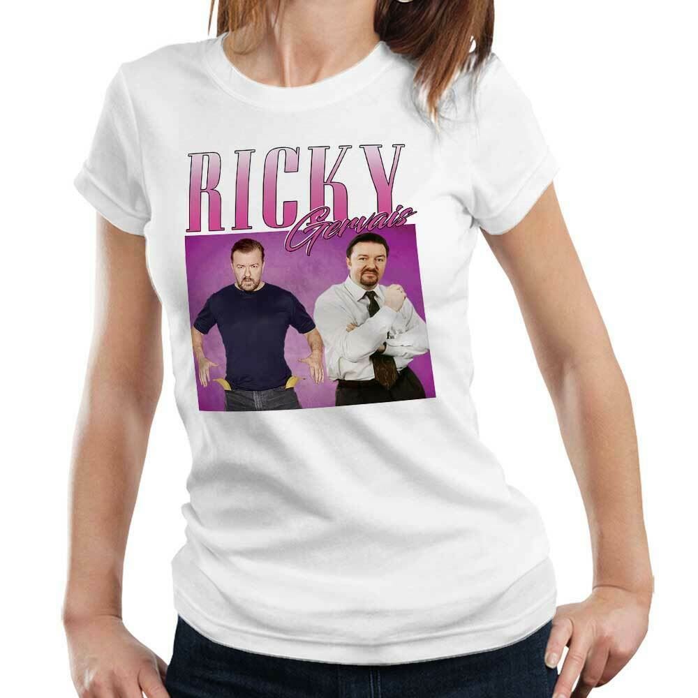 Ricky Gervais Appreciation Tshirt Fitted Ladies