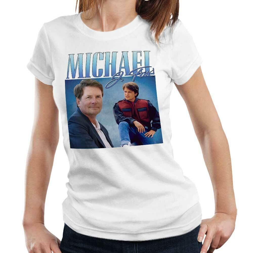 Michael J. Fox Appreciation Tshirt Fitted Ladies