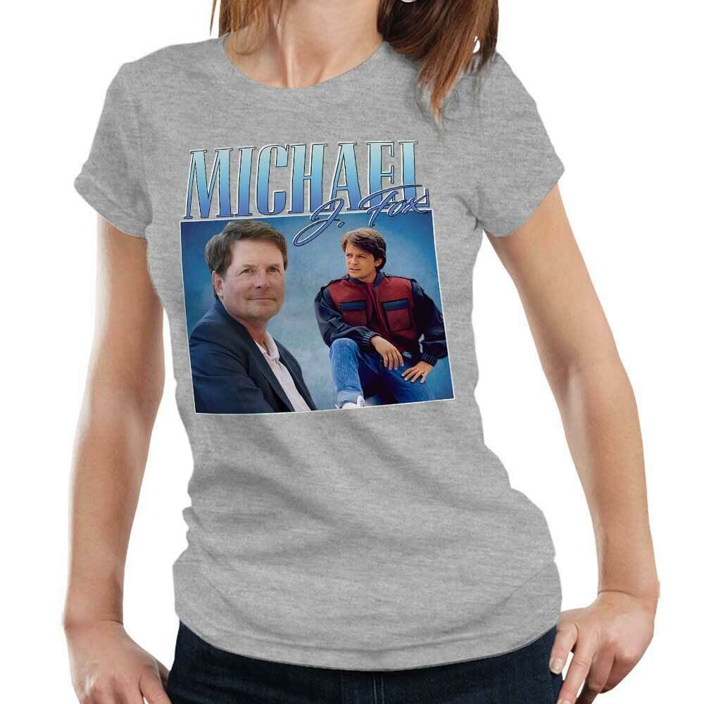 Michael J. Fox Appreciation Tshirt Fitted Ladies