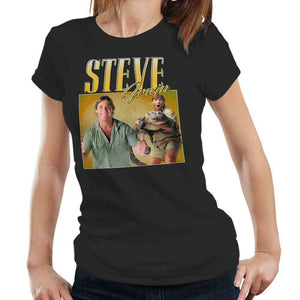 Steve Irwin Appreciation Tshirt Fitted Ladies