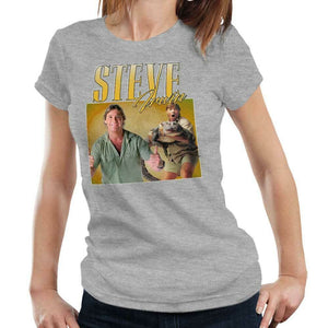 Steve Irwin Appreciation Tshirt Fitted Ladies