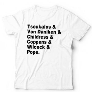 Ancient Aliens Names Tshirt Unisex & Kids