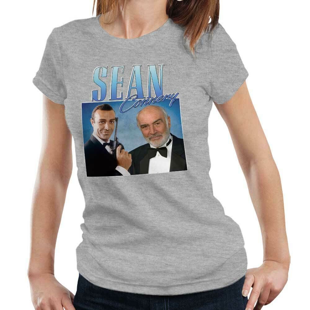 Sean Connery Appreciation Tshirt Fitted Ladies