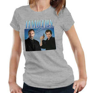 Timothy Dalton Appreciation Tshirt Fitted Ladies