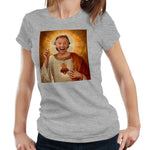 Jesus Rik Mayall Tshirt Fitted Ladies