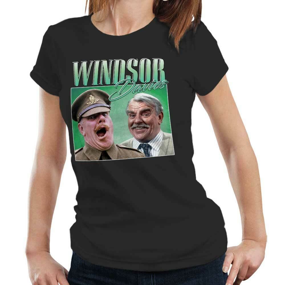 Windsor Davies Appreciation Tshirt Fitted Ladies