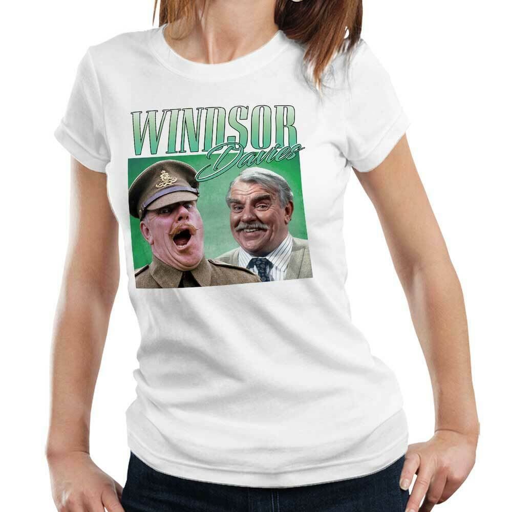 Windsor Davies Appreciation Tshirt Fitted Ladies