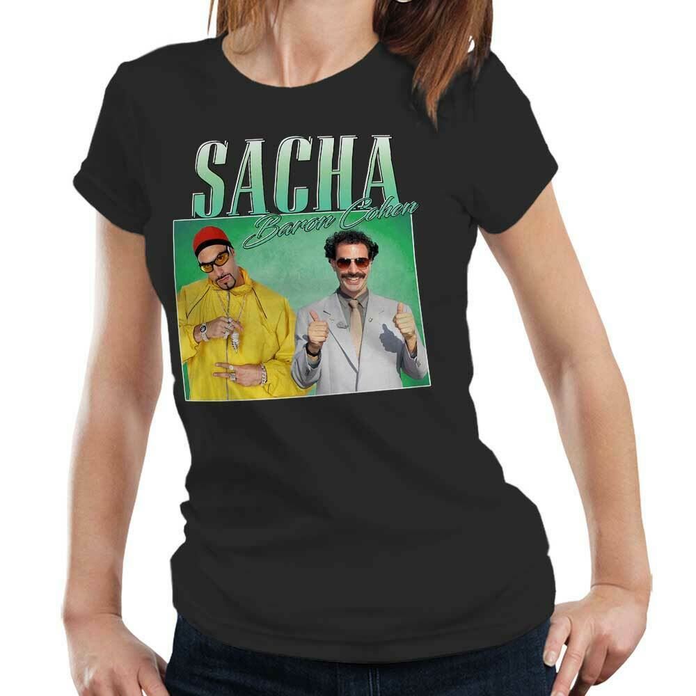 Sacha Baron Cohen Appreciation Tshirt Fitted Ladies