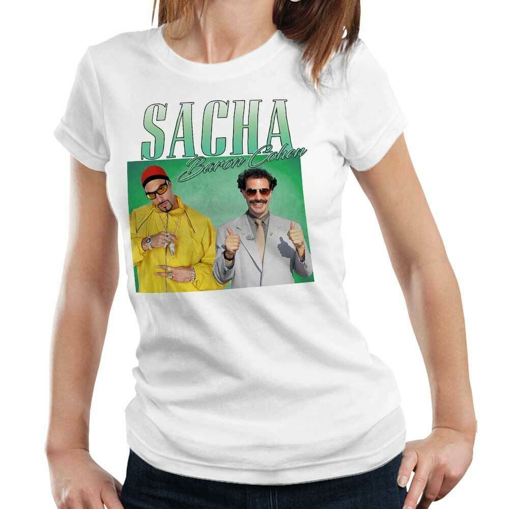 Sacha Baron Cohen Appreciation Tshirt Fitted Ladies