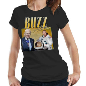 Buzz Aldrin Appreciation Tshirt Fitted Ladies