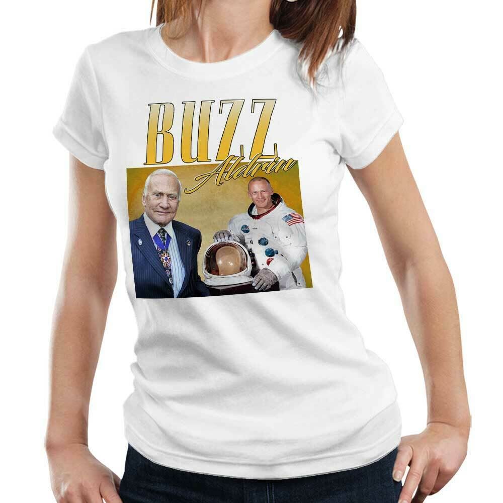 Buzz Aldrin Appreciation Tshirt Fitted Ladies