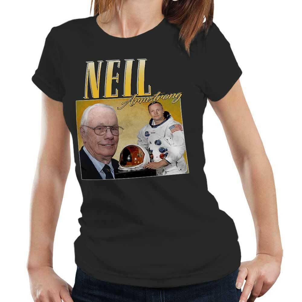 Neil Armstrong Appreciation Tshirt Fitted Ladies