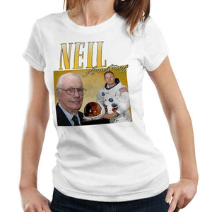 Neil Armstrong Appreciation Tshirt Fitted Ladies