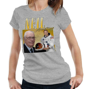 Neil Armstrong Appreciation Tshirt Fitted Ladies