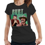 Burt Reynolds Appreciation Tshirt Fitted Ladies