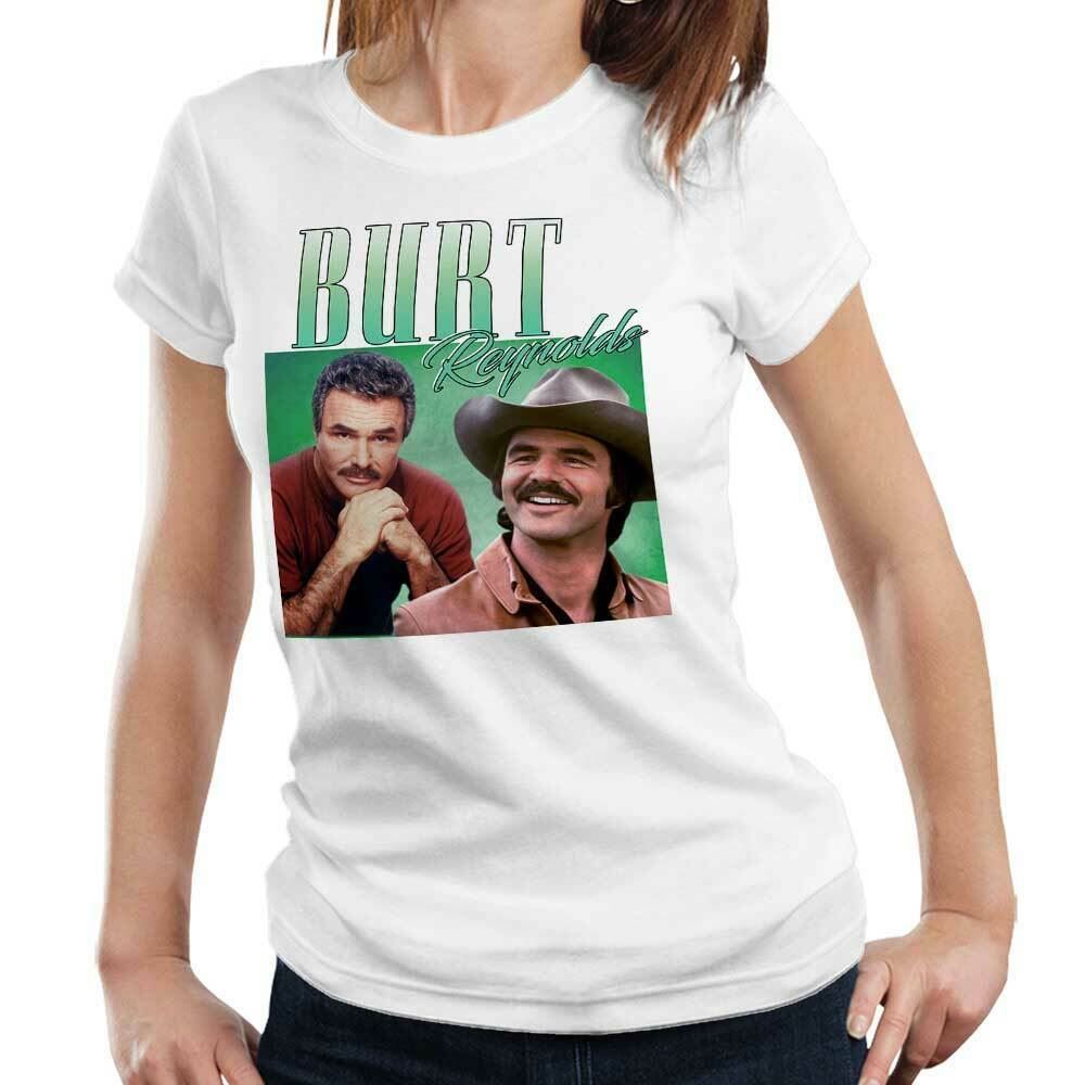 Burt Reynolds Appreciation Tshirt Fitted Ladies