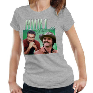 Burt Reynolds Appreciation Tshirt Fitted Ladies