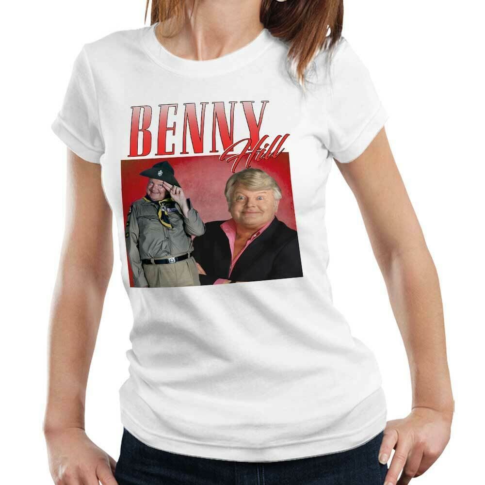 Benny Hill Appreciation Tshirt Fitted Ladies