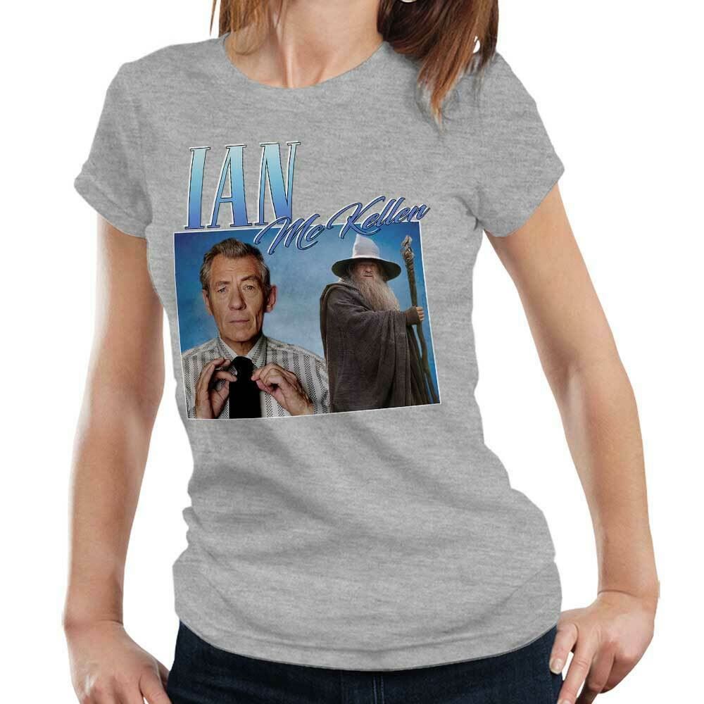 Ian McKellen  Appreciation Tshirt Fitted Ladies