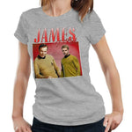 James T Kirk Appreciation Tshirt Fitted Ladies