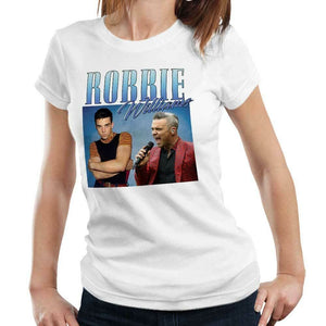 Robbie Williams Appreciation Tshirt Fitted Ladies