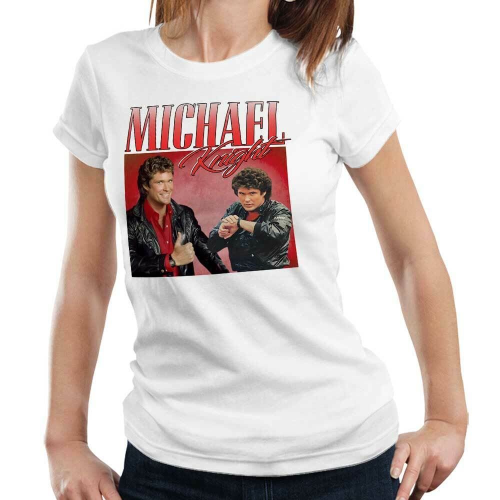 Michael Knight Appreciation Tshirt Fitted Ladies