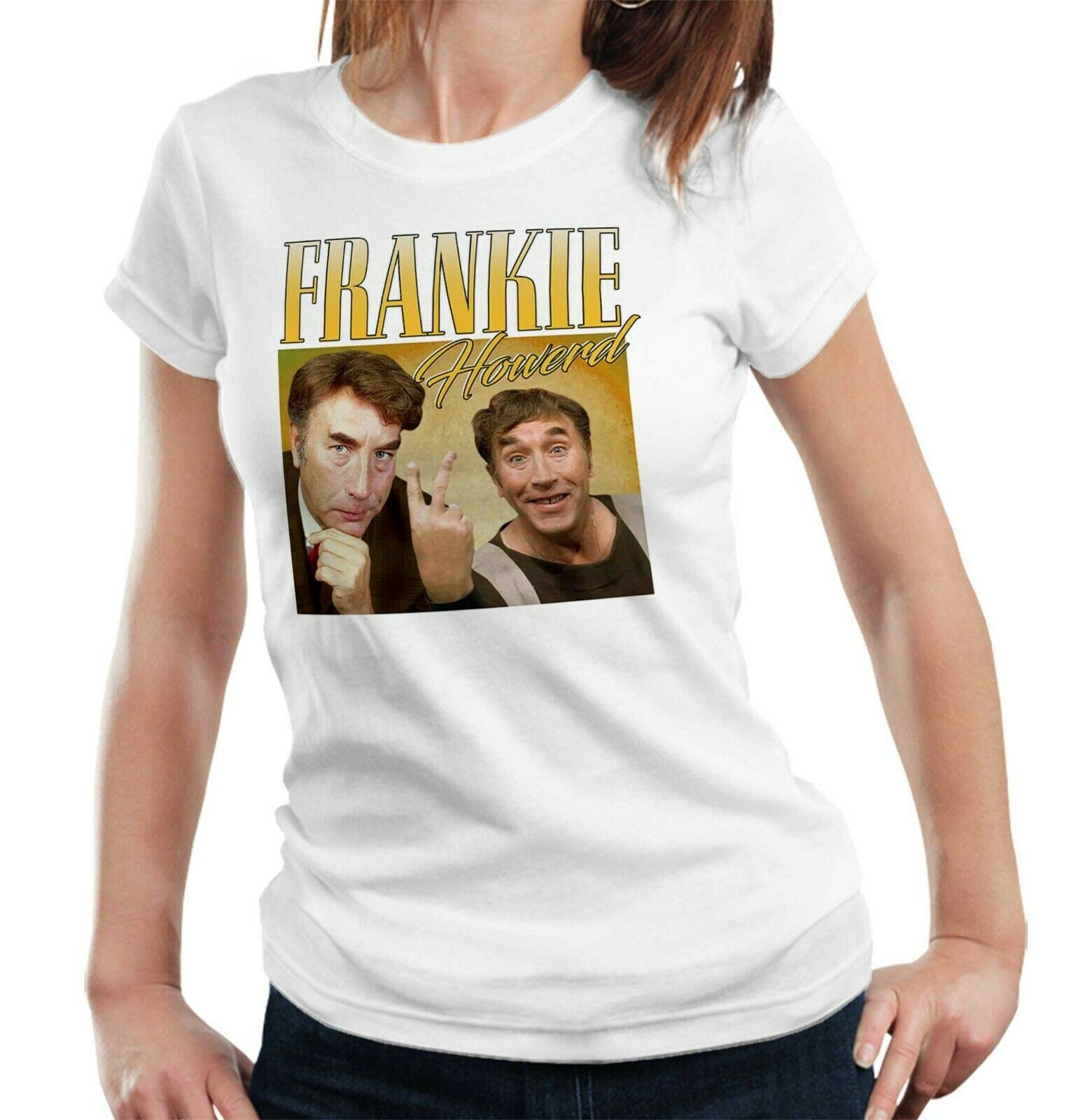 Frankie Howerd Appreciation Tshirt Fitted Ladies