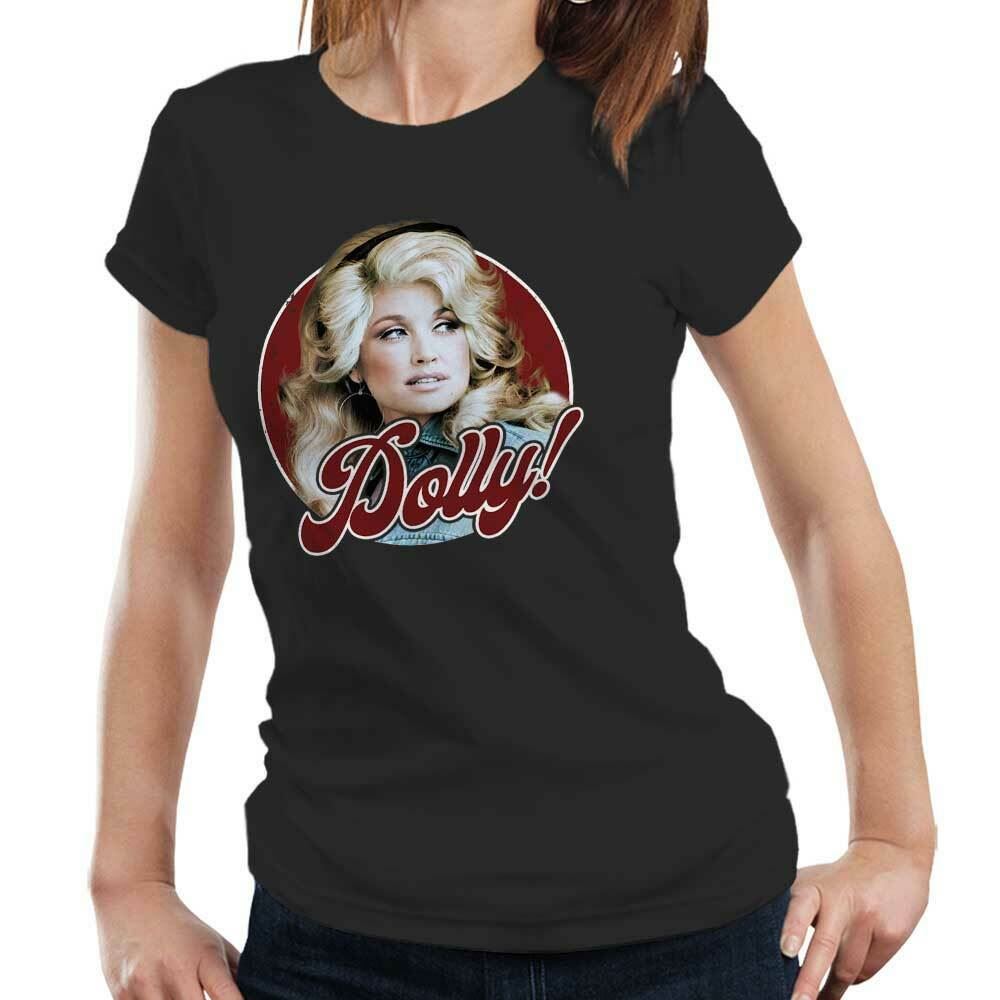 Dolly Retro Vintage Tshirt Fitted Ladies